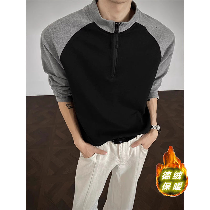 63535 Fleece Lining Long-Sleeve T-Shirt