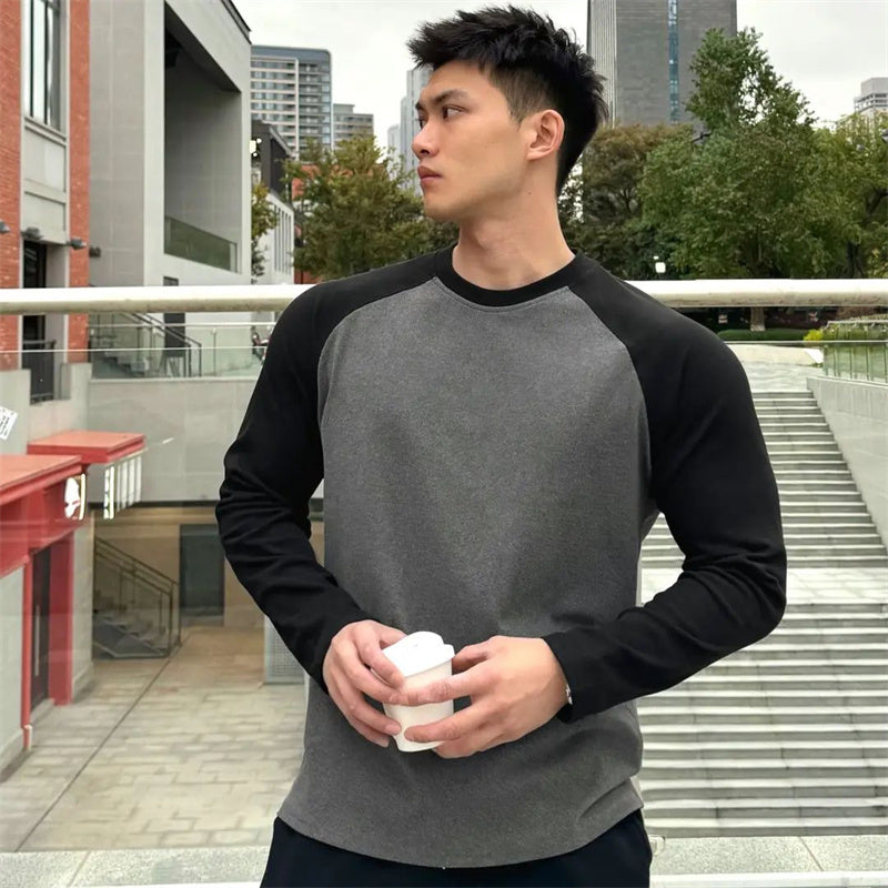 63535 Fleece Lining Long-Sleeve T-Shirt